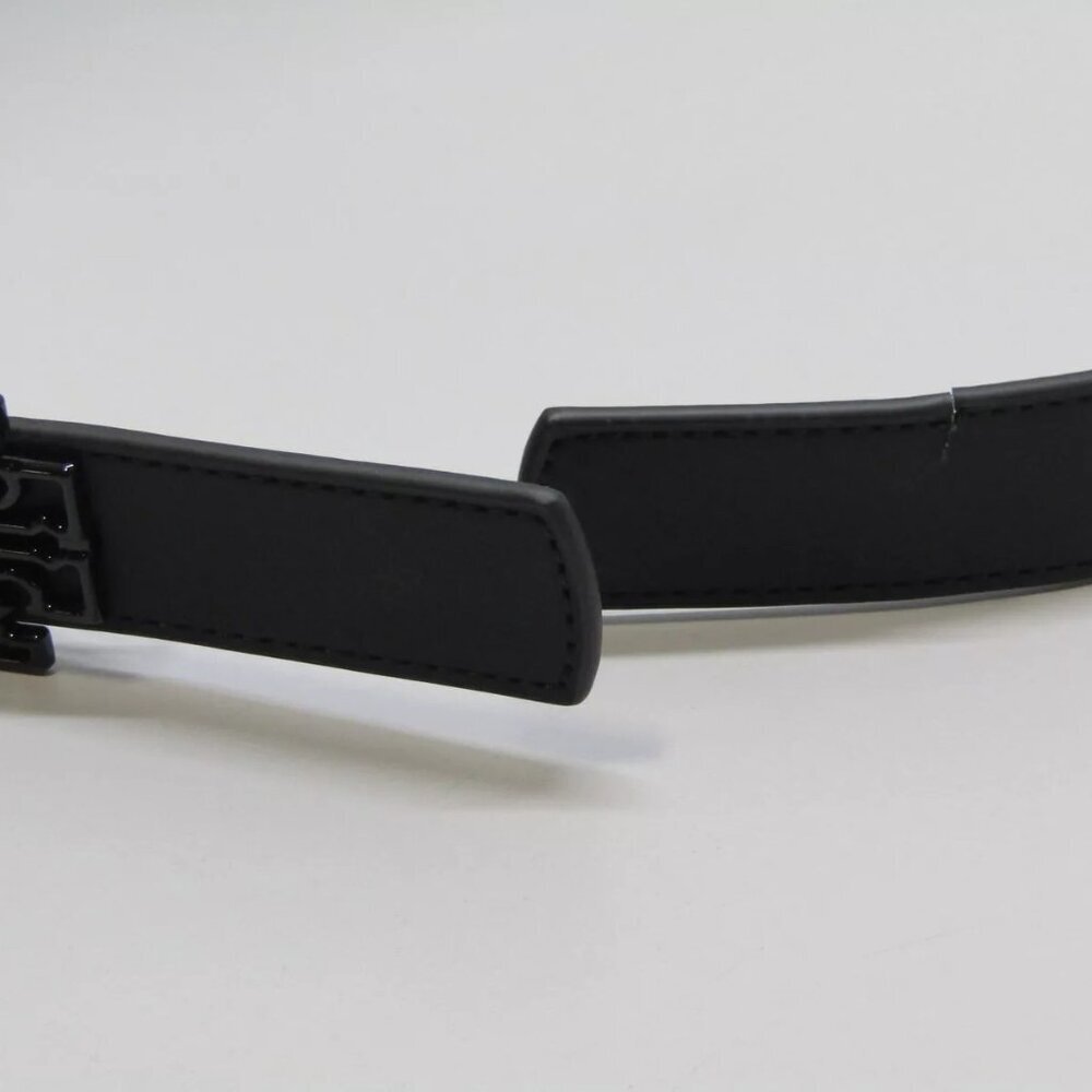 NEW TORY BURCH Women's Size M Britten Matte Belt Black - Picture 10 of 10
